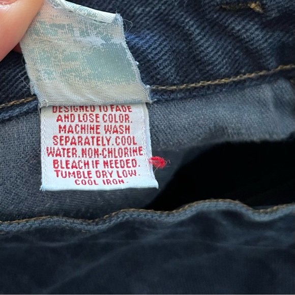 Marithe Francois Girbaud Vintage Dark Wash Jeans Size 33 80s/90s Loose Slouchy - Picture 6 of 12